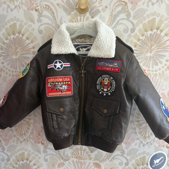 Up And Away Other - NWT Up and Away Children's Medium-Weight A-2 Bomber Jacket